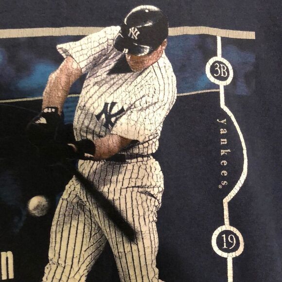 NY Yankees Robin Ventura 3rd Base 2003 Tee L - Picture 5 of 10